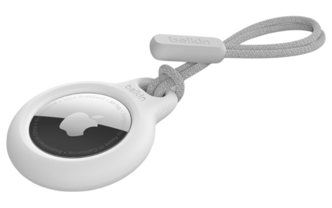 Чехол для беспроводного маяка Belkin Secure Holder Strap AirTag White (F8W974BTWHT) - Фото 1