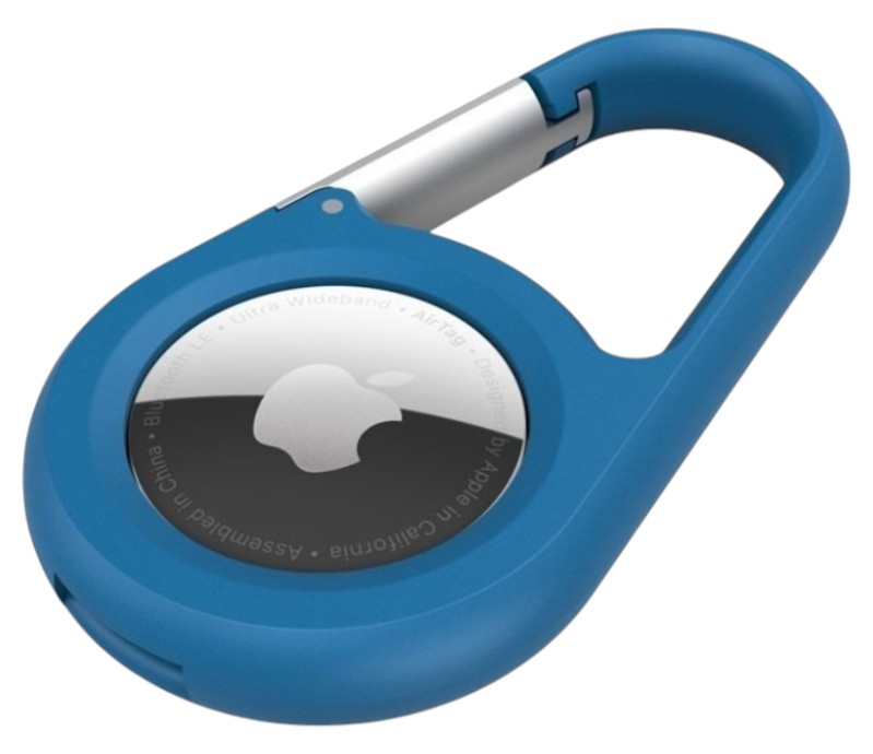 Чохол для бездротового маяка Belkin Secure Holder Carabiner AirTag Blue (MSC008BTBL) - Фото 1