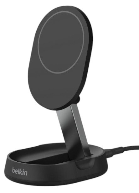Беспроводное зарядное устройство Belkin 15Вт Magnetic Stand Qi2 Black (WIA008BTBK) - Фото 1