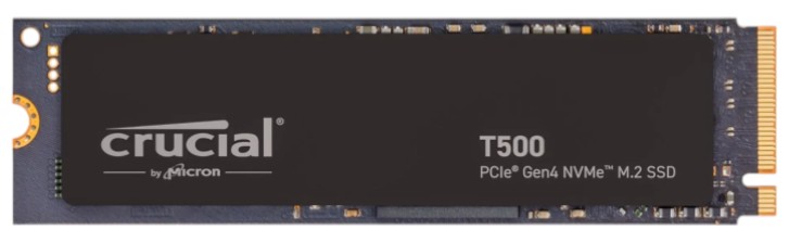 SSD-накопитель внутренний Crucial Micron SSD T500 1TB PCie 4.0 NVMe (CT1000T500SSD8) - Фото 1