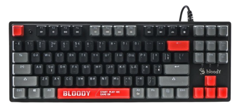 Клавиатура проводная игровая Bloody S310N (Energy Red) - Фото 1