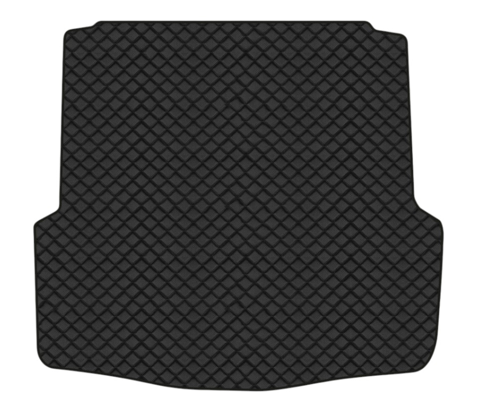 Коврики из экокожи в багажник авто EVAtech ECO для Octavia A5 (MT, 8 clips) Skoda 2004-2013 2 поколение Combi EU (SK12158BA1BBB) - Фото 1