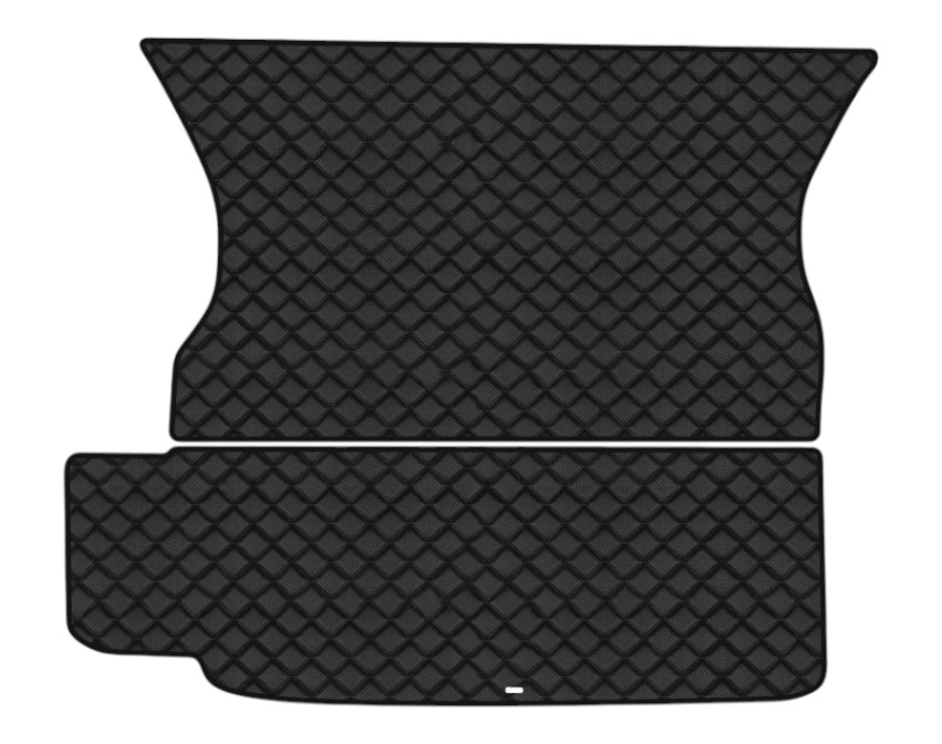 Коврики из экокожи в багажник авто EVAtech ECO для Model X 7 seats Restyling Tesla 2021 1 поколение SUV USA (TA44093BG2BBB) - Фото 1