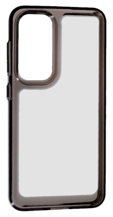 Чохол для смартфону Gelius Silicon Space Case (с боковой кнопкой) for Samsung S24 FE Transparent/Black (100586) - Фото 1