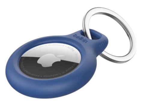 Чехол для беспроводного маяка Belkin Secure Holder with Key Ring AirTag Blue (F8W973BTBLU) - Фото 1