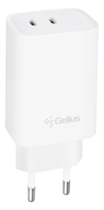 Сетевое зарядное устройство Gelius Dos GP-HC062 40W 2Type-C White (99740) - Фото 1