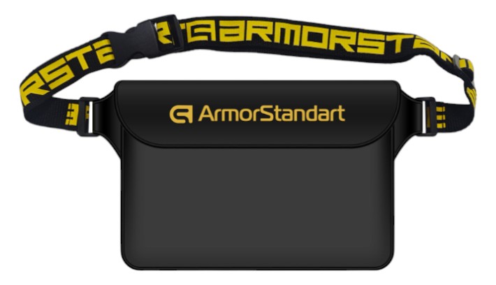 Поясная сумка Armorstandart Capsule Waist Pouch Black (ARM84417) - Фото 1