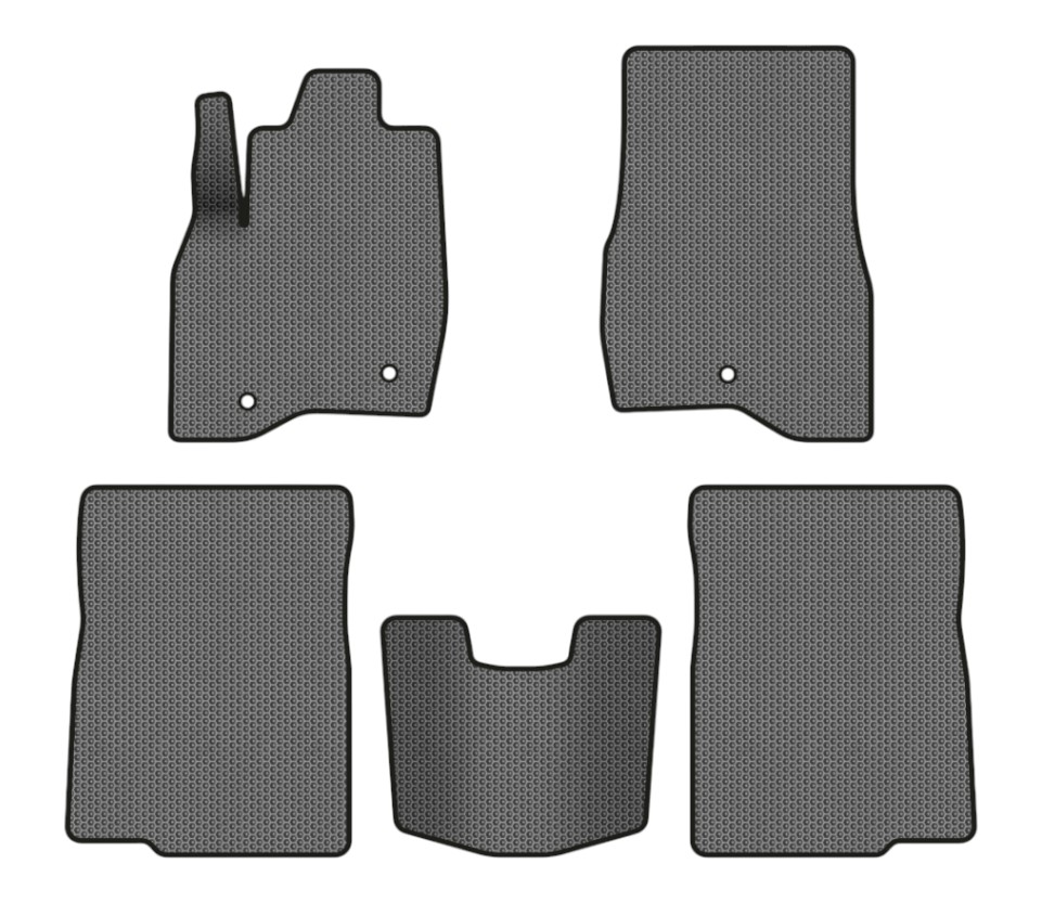 EVA коврики в салон авто EVAtech для Explorer Restyling 7 seats (2+3+2) Ford 2016-2019 5 поколение SUV USA FD357C5AV3SGB - Фото 1