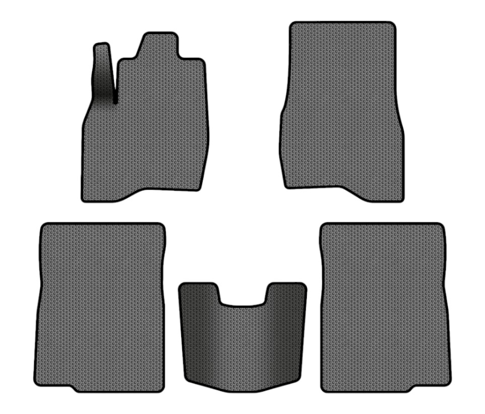 EVA коврики в салон авто EVAtech для Explorer Restyling 7 seats (2+3+2) Ford 2016-2019 5 поколение SUV USA FD357C5SGB - Фото 1
