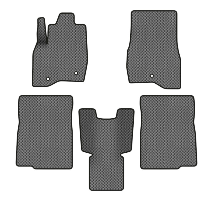 EVA килимки в салон авто EVAtech для Explorer Restyling 6 seats (2+2+2) Ford 2016-2019 5 покоління SUV USA FD43565C5AV3RGB - Фото 1