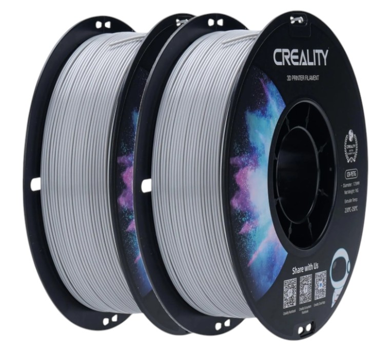 Нитка для PETG-картриджа Creality Filament 1.75 мм серый (3301030083) - Фото 1