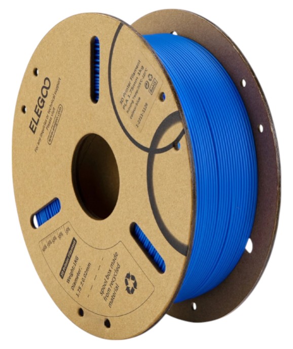 Нитка для PLA-картриджа Elegoo Filament 1.75 мм темно-синий (50.203.0068) - Фото 1