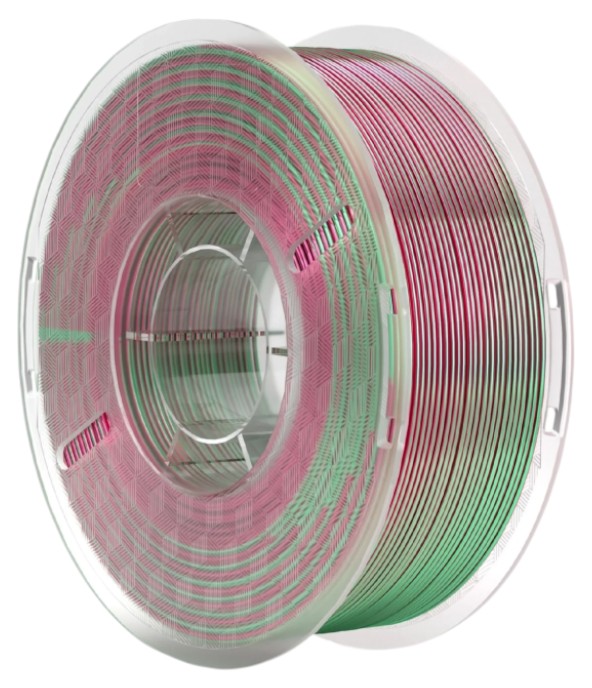 Нитка для PLA-картриджа Elegoo Filament 1.75 мм зелено-красный (50.203.0090) - Фото 1