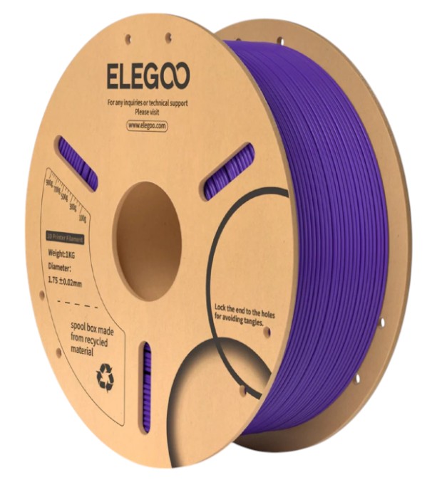 Нитка для PLA-картриджа Elegoo Filament 1.75 мм фиолетовый (50.203.0105) - Фото 1