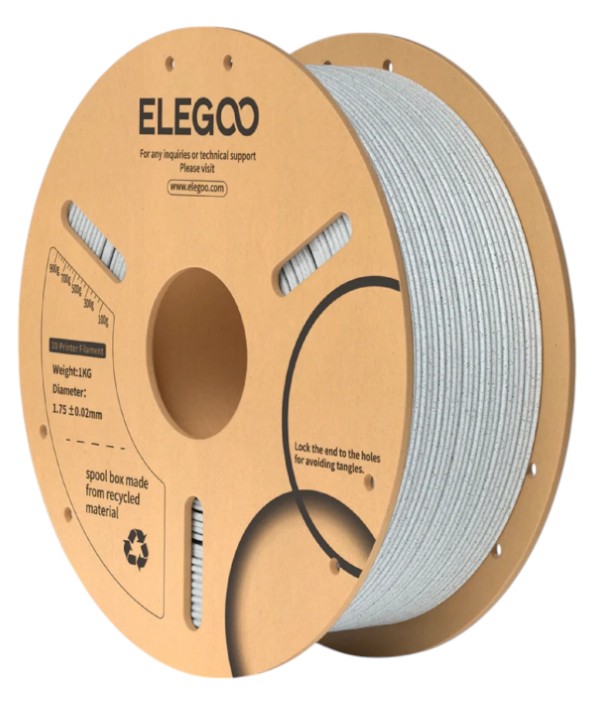 Нитка для PLA-картриджа Elegoo Filament 1.75 мм мраморный (50.203.0113) - Фото 1