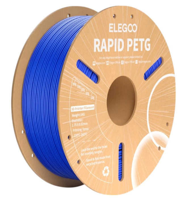 Нитка для PETG-картриджа Elegoo Rapid Filament 1.75 мм синий (50.203.0219) - Фото 1