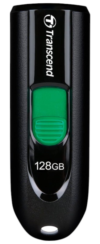 Флеш USB Transcend JetFlash 790C 128GB USB 3.2 Type-C Black (TS128GJF790C) - Фото 1
