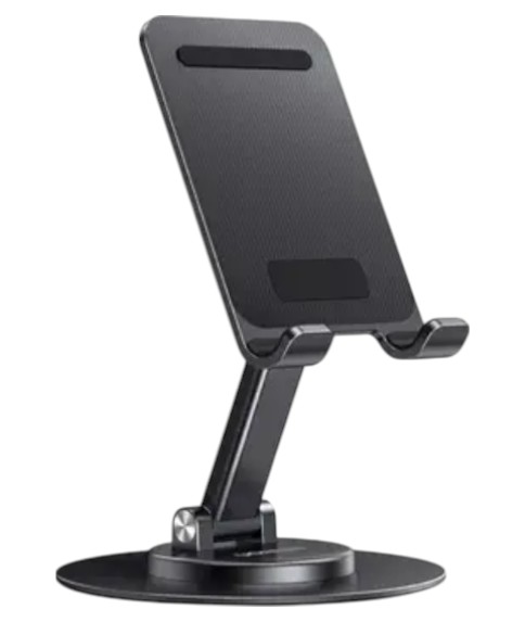 Підставка для мобільного пристрою UGREEN LP805 Swivel & Foldable Multi-Angle Phone Stand Black (35152) - Фото 1