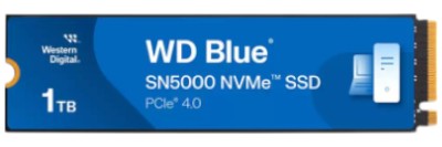 SSD-накопитель внутренний Western Digital G4 M.2 NVME 1TB BLUE SN5000 (WDS100T4B0E) - Фото 1