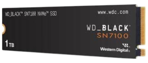 SSD-накопитель внутренний Western Digital G4 M.2 NVME 1TB BLACK SN7100 (WDS100T4X0E) - Фото 1