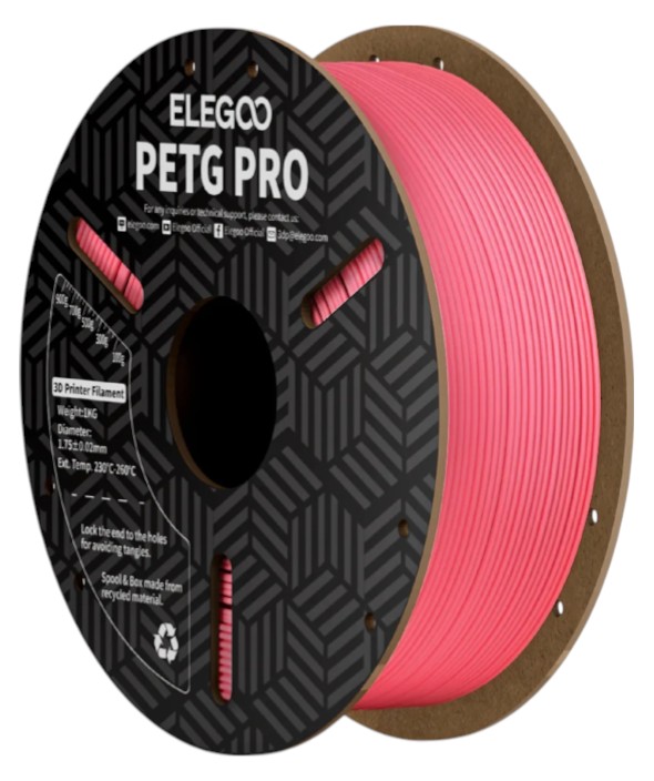 Нитка для PETG-картриджа Elegoo PRO Filament 1.75 мм розовый (50.203.0263) - Фото 1