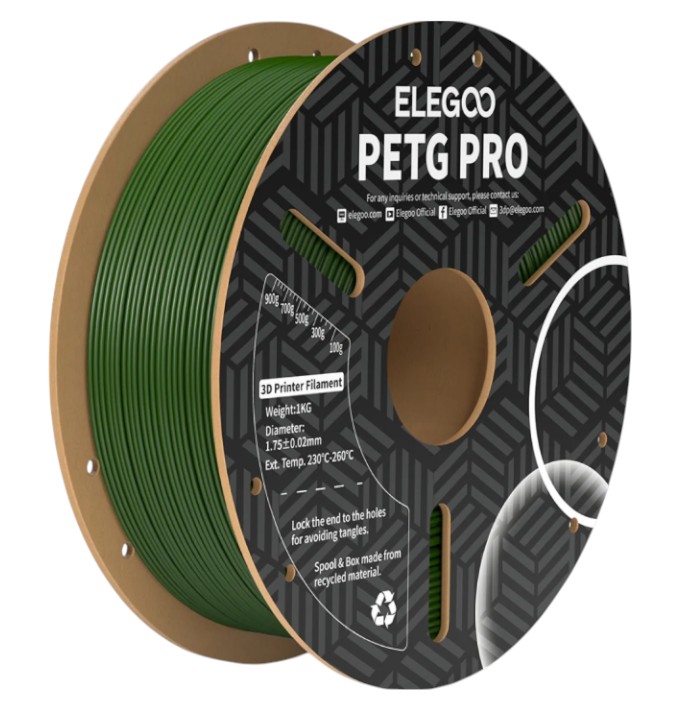 Нитка для PETG-картриджа Elegoo PRO Filament 1.75 мм оливково-зеленый (50.203.0449) - Фото 1
