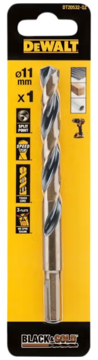 Сверло DeWALT BLACK & GOLD HSS - G (DT20532) - Фото 1