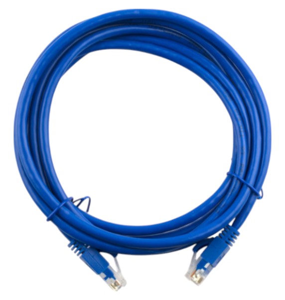 Кабель патч-корд Ritar UTP RJ45 Cat.5e 15m Blue (PCR-CU/15Be/4299) - Фото 1