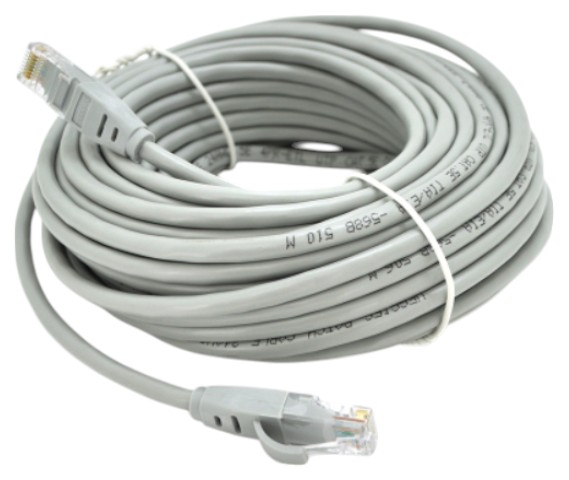 Кабель патч-корд Veggieg CCA, UTP, RJ45, Cat.5e 8m (19680) - Фото 1