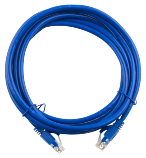 Кабель патч-корд Ritar UTP RJ45 Cat.5e 20 m Blue (PCR-CU/20Be/4301) - Фото 1