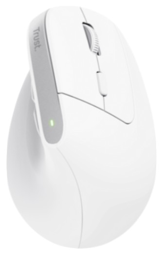 Мышь беспроводная Trust Bayo+ Multidevice Ergonomic White (25399) - Фото 1