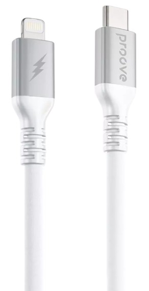 Кабель Proove ReGen Silicone Type-C to Lightning 27w 1m White (CCRS60002102) - Фото 1