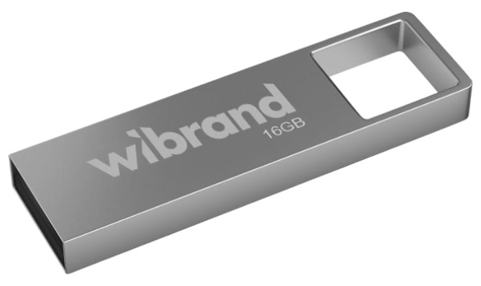 Флеш USB Wibrand USB 2.0 Shark 16Gb Silver (WI2.0/SH16U4S) - Фото 1
