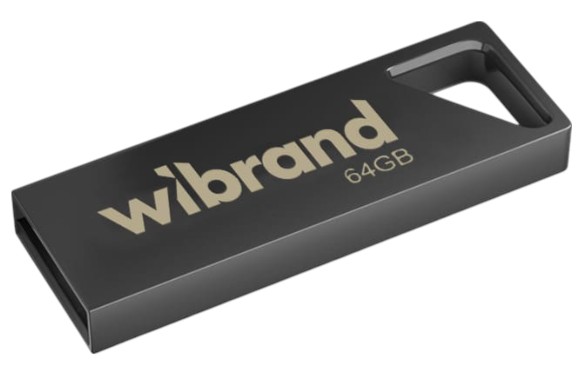 Флеш USB Wibrand USB 2.0 Stingray 64Gb Grey (WI2.0/ST64U5G) - Фото 1
