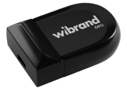 Флеш USB Wibrand USB 2.0 Scorpio 64Gb Black (WI2.0/SC64M3B) - Фото 1