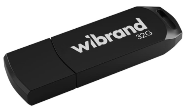 Флеш USB Wibrand USB 2.0 Mink 32Gb Black (WI2.0/MI32P4B) - Фото 1