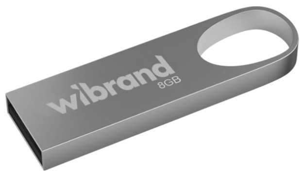 Флеш USB Wibrand USB 2.0 Irbis 8Gb Silver (WI2.0/IR8U3S) - Фото 1