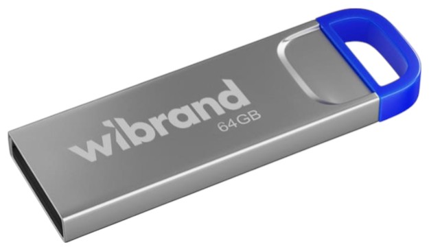 Флеш USB Wibrand USB 2.0 Falcon 64Gb Blue (WI2.0/FA64U7U) - Фото 1