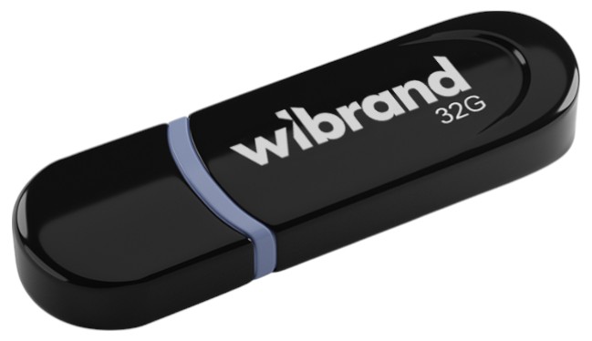 Флеш USB Wibrand USB 2.0 Panther 32Gb Black (WI2.0/PA32P2B) - Фото 1