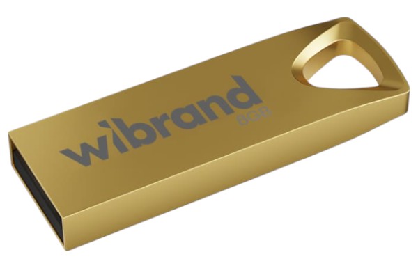Флеш USB Wibrand USB 2.0 Taipan 8Gb Gold (WI2.0/TA8U2G) - Фото 1