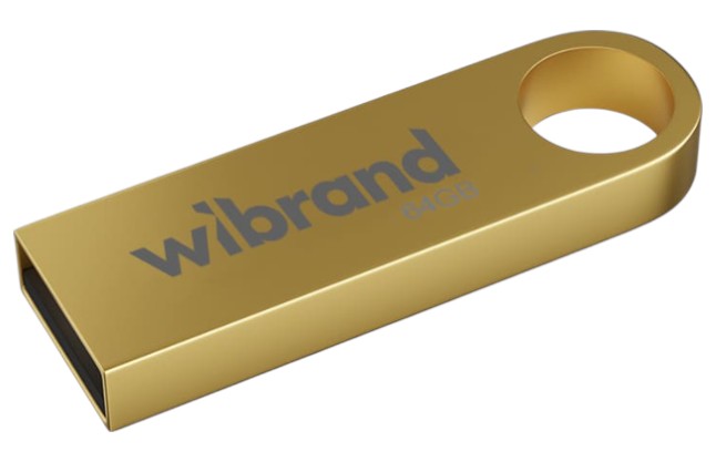 Флеш USB Wibrand USB 2.0 Puma 64Gb Gold (WI2.0/PU64U1G) - Фото 1
