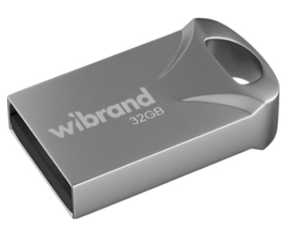 Флеш USB Wibrand USB 2.0 Hawk 32Gb Silver (WI2.0/HA32M1S) - Фото 1