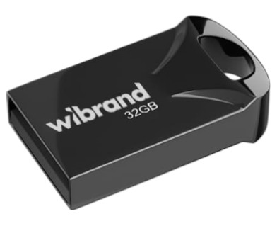 Флеш USB Wibrand USB 2.0 Hawk 32Gb Black (WI2.0/HA32M1B) - Фото 1