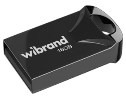 Флеш USB Wibrand USB 2.0 Hawk 16Gb Black (WI2.0/HA16M1B) - Фото 1