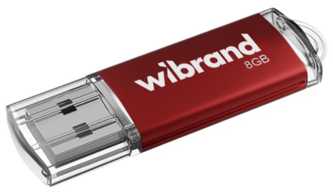 Флеш USB Wibrand USB 2.0 Cougar 8Gb Red (WI2.0/CU8P1R) - Фото 1