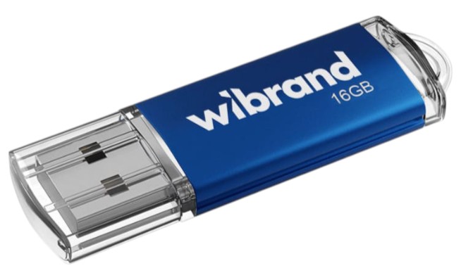 Флеш USB Wibrand USB 2.0 Cougar 16Gb Blue (WI2.0/CU16P1U) - Фото 1