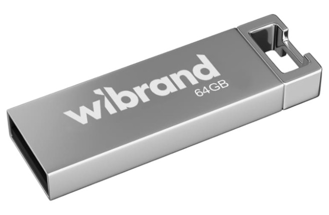 Флеш USB Wibrand USB 2.0 Chameleon 64Gb Silver (WI2.0/CH64U6S) - Фото 1