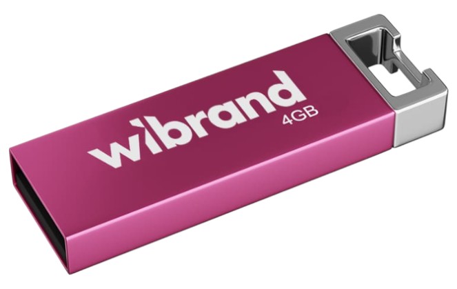 Флеш USB Wibrand USB 2.0 Chameleon 4Gb Pink (WI2.0/CH4U6P) - Фото 1