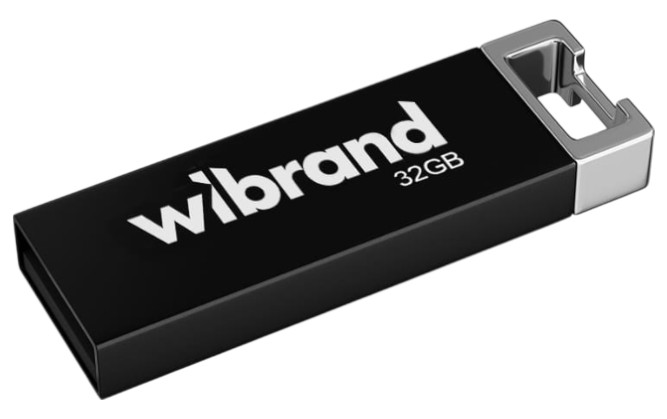 Флеш USB Wibrand USB 2.0 Chameleon 32Gb Black (WI2.0/CH32U6B) - Фото 1