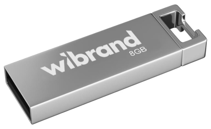 Флеш USB Wibrand USB 2.0 Chameleon 8Gb Silver (WI2.0/CH8U6S) - Фото 1